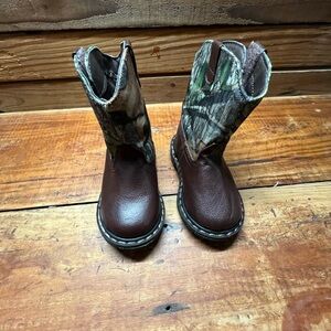 Garanimals Brown and Camouflage Boots